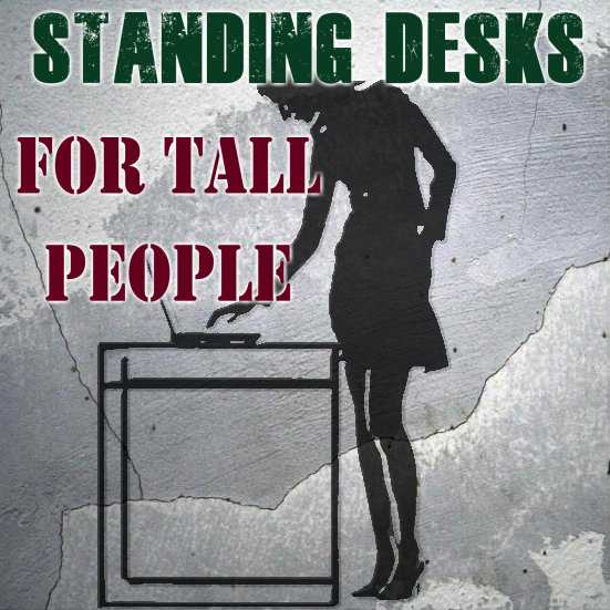 Standing Desks For Tall People, Best Sit Stand Desk Converter For Tall Person