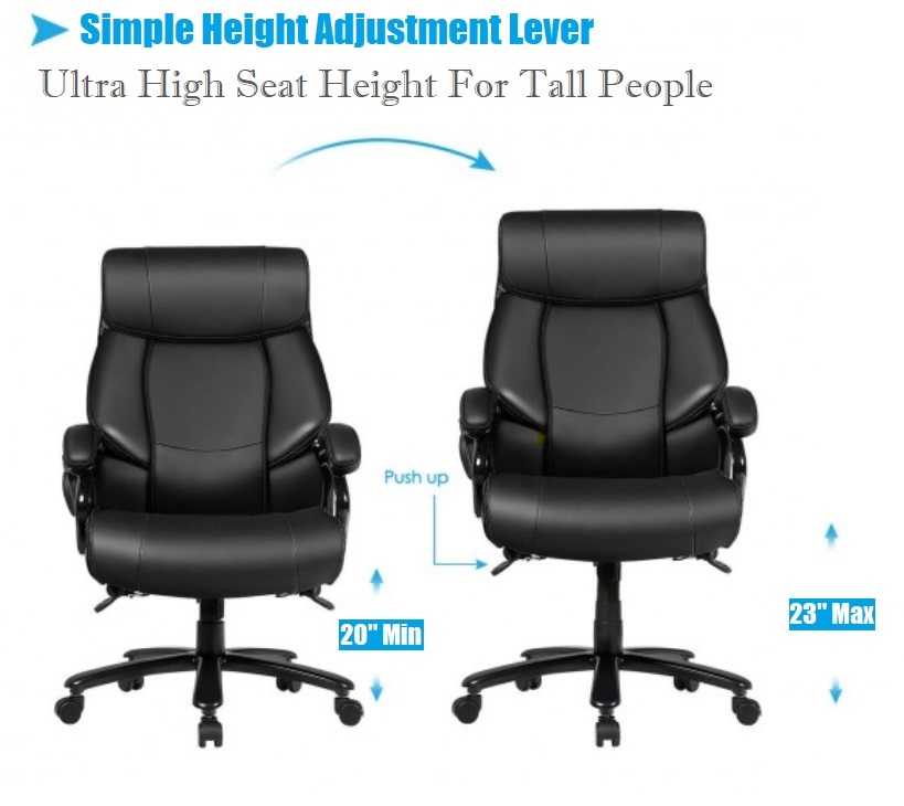 Best Office Chairs For Tall People [Seat Heights Up To 26