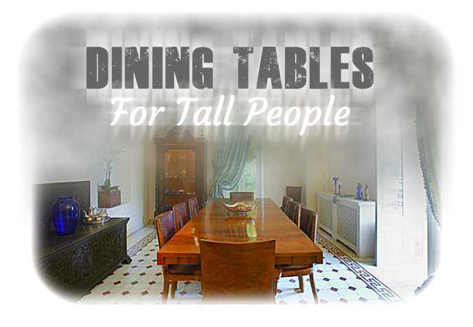 Dining Table 100 x 60 cm for tall people – Wetall