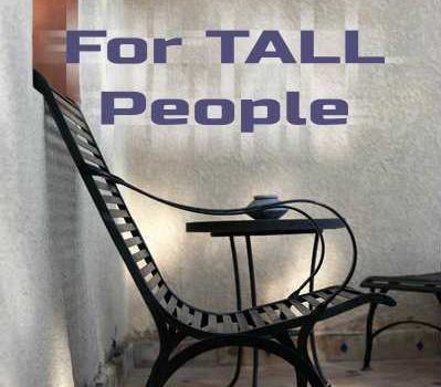 Outdoor Furniture For Tall People