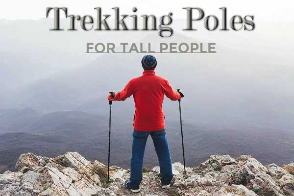 York Nordic PRO Collapsible Trekking / Hiking / Walking Poles - pair w/ GoPro Camera Mount, flip locks, and rubber feet