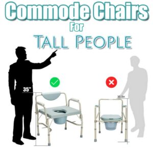 Extra Tall Bedside Commodes